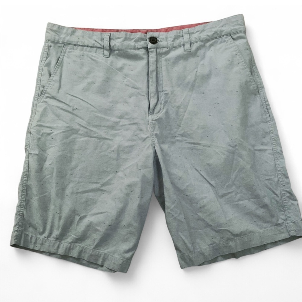 Quicksilver Blue/Gray Chino Hybrid Walkshorts 10” Sz 36